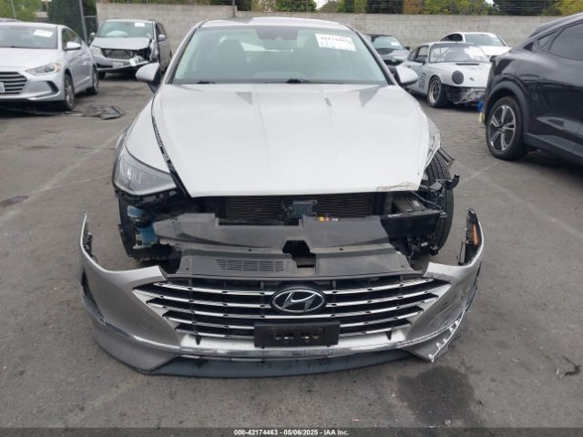 KMHL24JJ6MA023753 Hyundai Sonata Blue