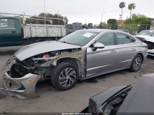 KMHL24JJ6MA023753 Hyundai Sonata Blue