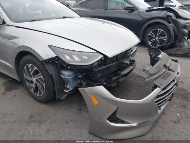 KMHL24JJ6MA023753 Hyundai Sonata Blue