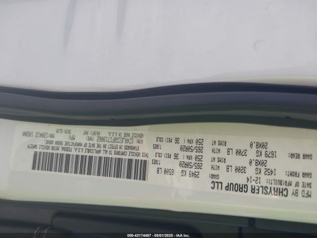 1C4RJECG8FC719062 Jeep Grand Cherokee Overland