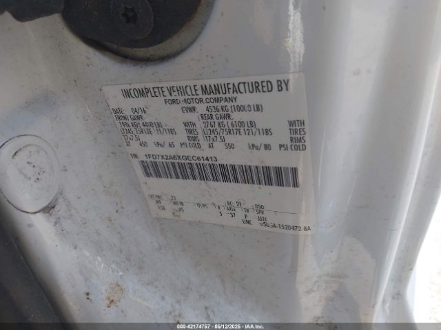 1FD7X2A6XGEC61413 Ford F-250 Xl