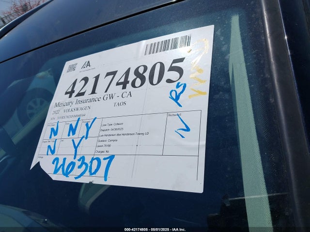 3VVRX7B2XNM068564 Volkswagen Taos 1.5t Se