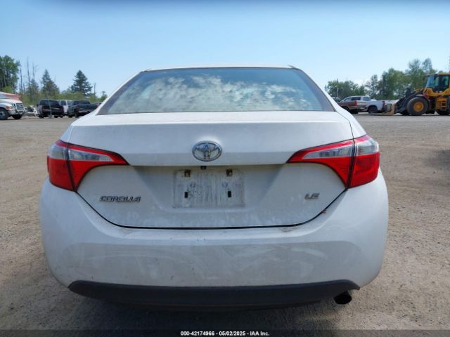 2T1BURHE0GC525738 Toyota COROLLA LE