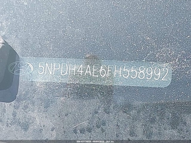 Hyundai dohc mpi nu 2015 5NPDH4AE6FH558992 Image 9