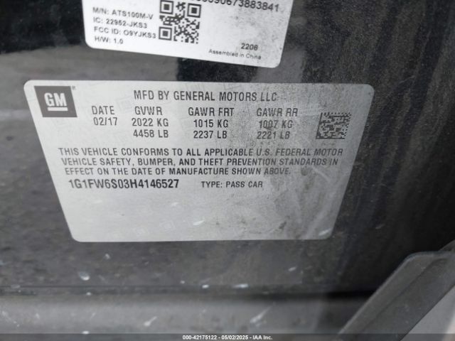 2017 CHEVROLET BOLT EV 1G1FW6S03H4146527 Photo 8
