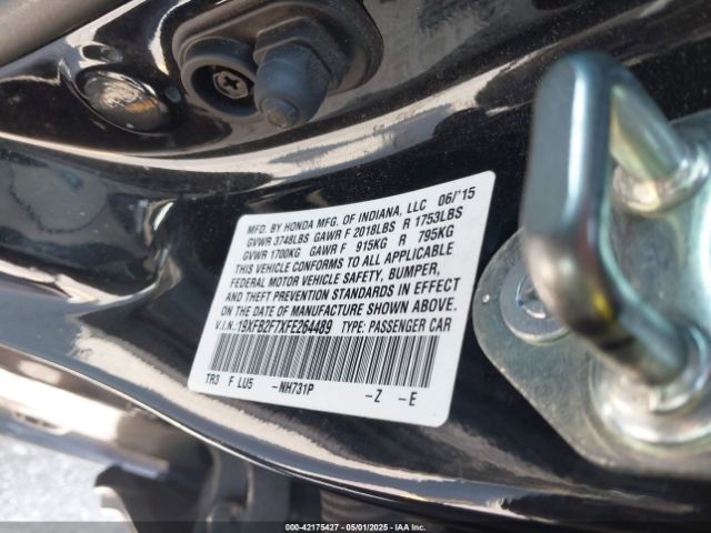 19XFB2F7XFE264489 Honda CIVIC SE