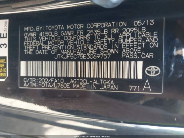 JTKJF5C75E3069757 Scion TC