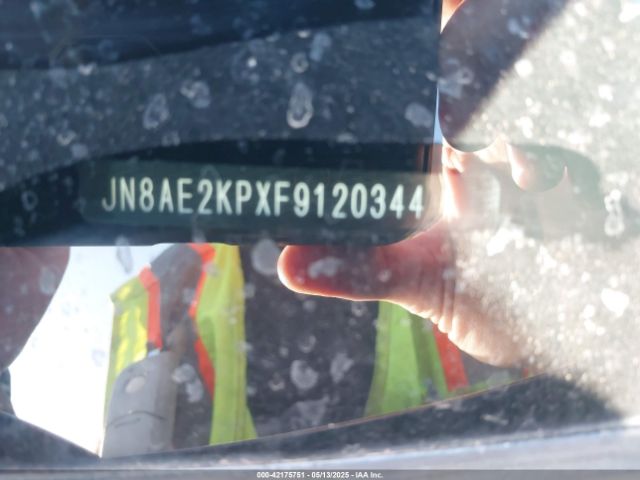 JN8AE2KPXF9120344 Nissan Quest Sv