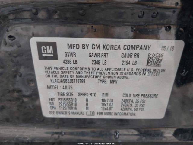 2018 BUICK ENCORE KL4CJASB3JB718799 Photo 8