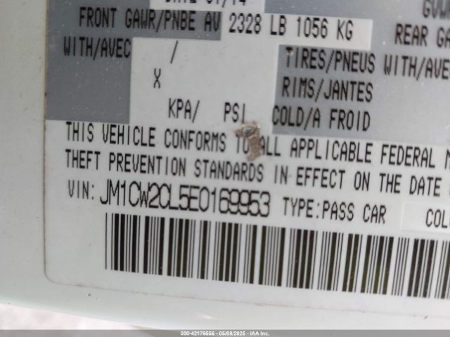 JM1CW2CL5E0169953 Mazda Mazda5 Touring