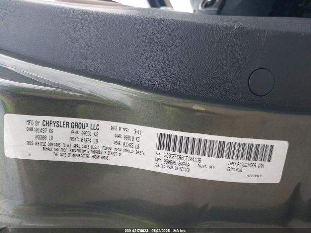 2012 FIAT 500 3C3CFFCR0CT104136 Photo 8