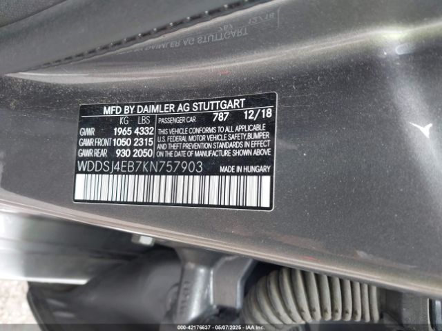 2019 MERCEDES-BENZ CLA 250 WDDSJ4EB7KN757903 Photo 8