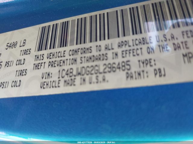 2016 JEEP WRANGLER UNLIMITED 1C4BJWDG2GL296485 Photo 8
