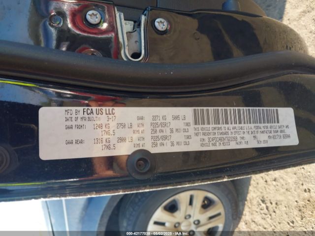 3C4PDCAB3HT622269 Dodge JOURNEY SE
