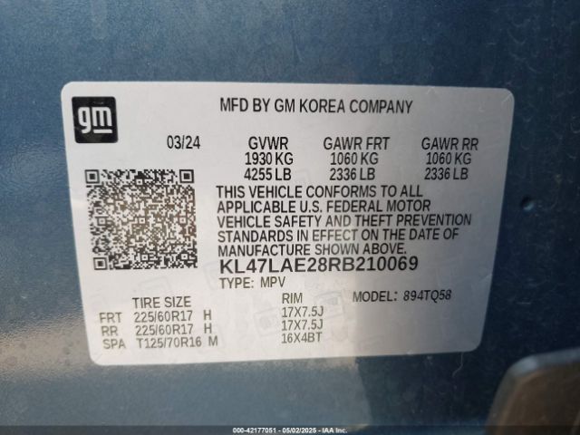 2024 BUICK ENVISTA KL47LAE28RB210069 Photo 8