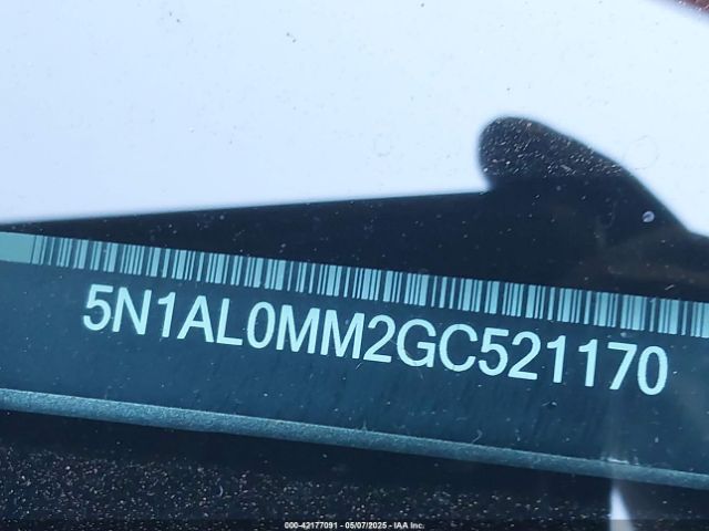 5N1AL0MM2GC521170 Infiniti QX60