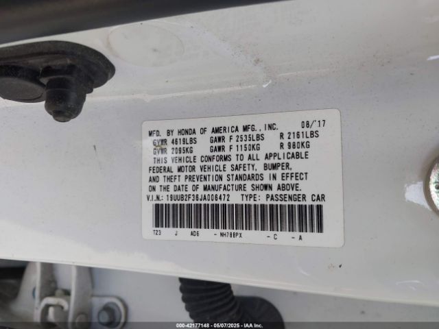 2018 ACURA TLX 19UUB2F36JA006472 Photo 8