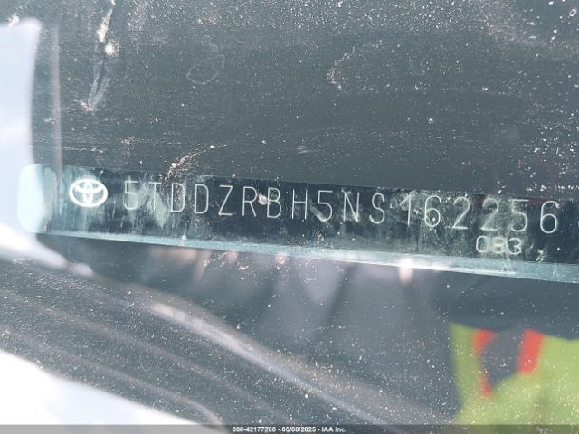 5TDDZRBH5NS162256 Toyota Highlander Limited