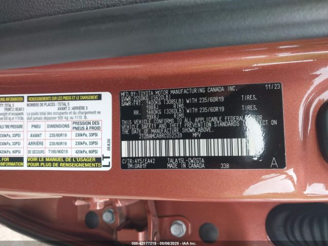 2T2BAMCA8RC052539 Lexus Rx 350 Premium