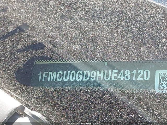 1FMCU0GD9HUE48120 Ford gtdi sigma w/premium fuel