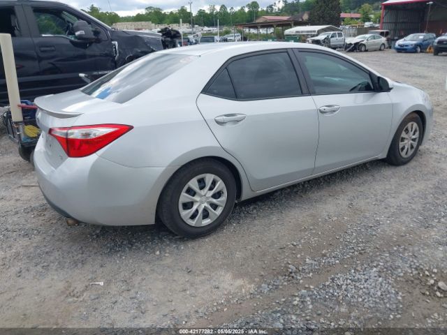 2T1BURHE0GC556861 Toyota COROLLA L