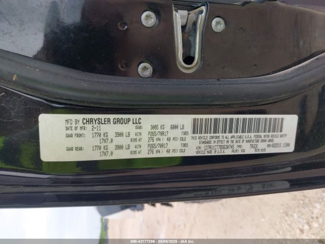 2011 RAM RAM 1500 1D7RV1CT7BS630745 Photo 8