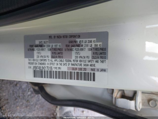 JM3KFABL6H0175165 Mazda CX-5 SPORT