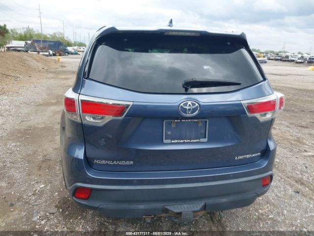 5TDDKRFHXGS250107 Toyota Highlander Limited Platinum V6