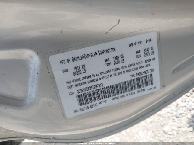 2005 CHRYSLER PT CRUISER 3C3EY55E35T297313 Photo 8
