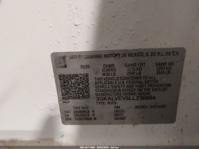 2020 GMC TERRAIN 3GKALVEV5LL236894 Photo 8