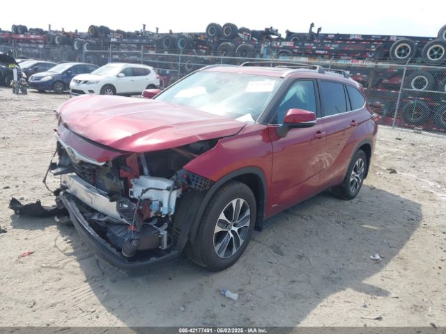 5TDKBRCH1PS599281 Toyota Highlander Hybrid Xle