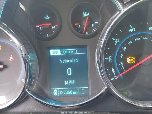 1G1PD5SB2E7466633 Chevrolet Cruze 1lt Manual