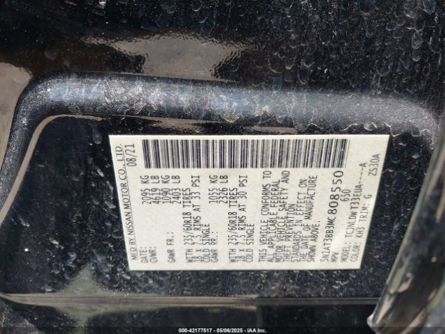 2021 NISSAN ROGUE 5N1AT3BB3MC808550 Photo 8