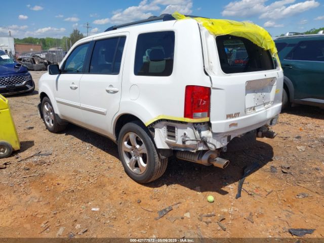 5FNYF3H5XFB014016 Honda Pilot Ex-l