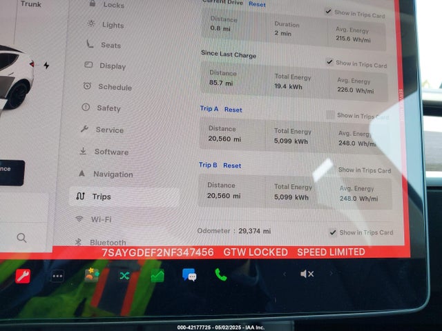 2022 TESLA MODEL Y 7SAYGDEF2NF347456 Photo 6