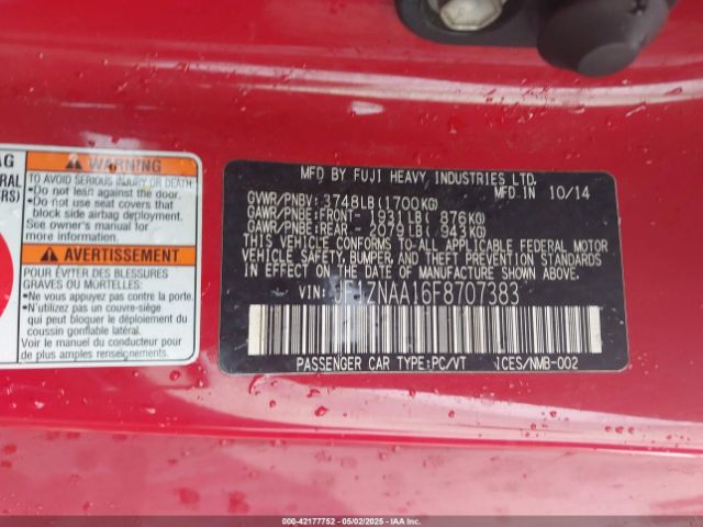 2015 SCION FR-S JF1ZNAA16F8707383 Photo 8