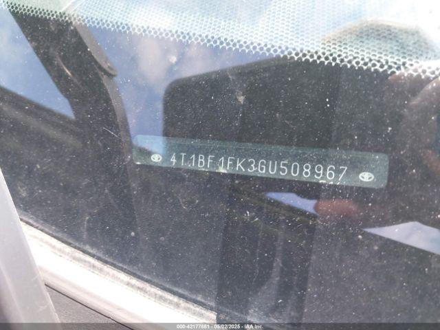 4T1BF1FK3GU508967 Toyota CAMRY LE