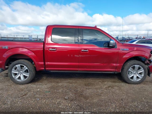 1FTEW1EG9JFC62856 Ford F-150 Platinum