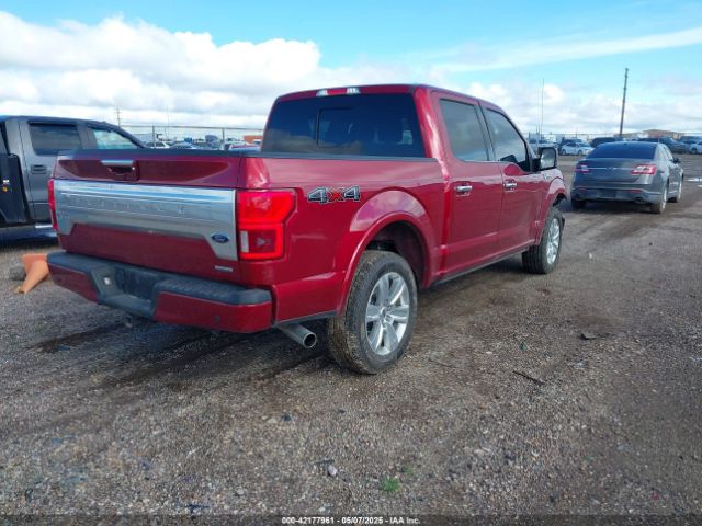 1FTEW1EG9JFC62856 Ford F-150 Platinum