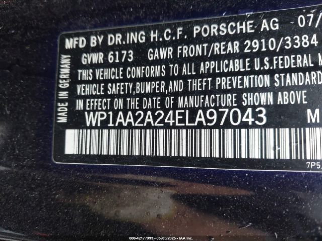 2014 PORSCHE CAYENNE WP1AA2A24ELA97043 Photo 8