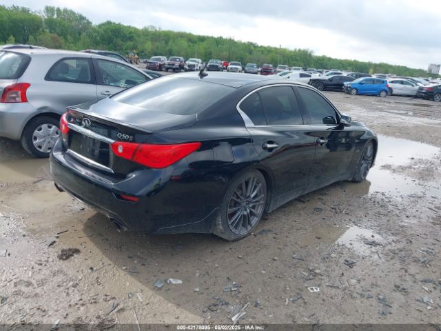 JN1FV7AR9GM450446 Infiniti Q50 3.0t Red Sport 400