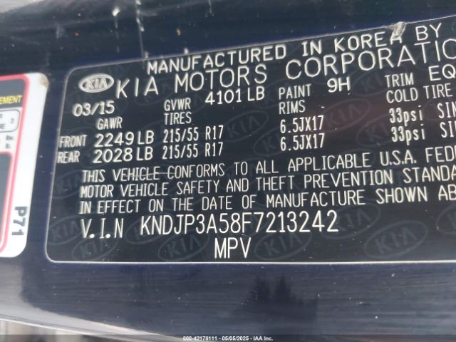 KNDJP3A58F7213242 KIA SOUL +