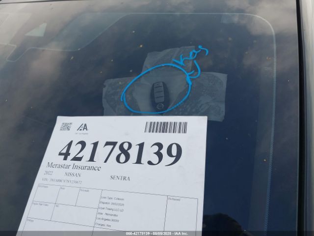 3N1AB8CV7NY230672 Nissan 2022