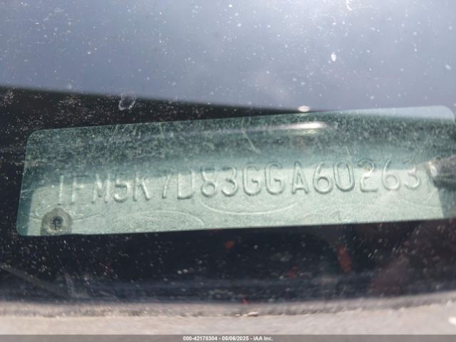 1FM5K7D83GGA60263 Ford EXPLORER XLT