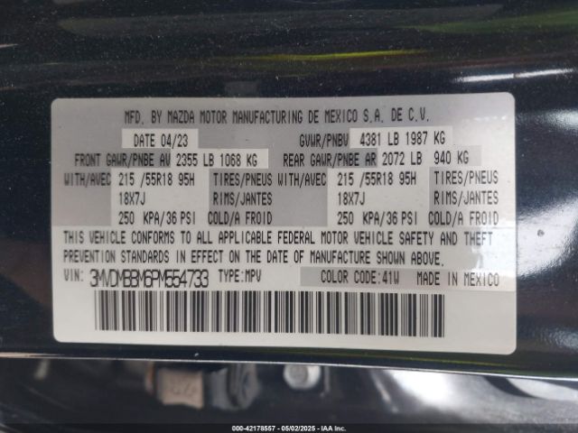 2023 MAZDA CX-30 3MVDMBBM6PM554733 Photo 8