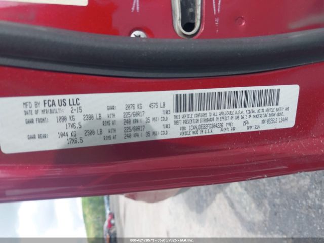 1C4NJDEB2FD304226 Jeep Compass High Altitude Edition