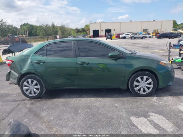 2T1BURHE1EC156675 Toyota COROLLA LE