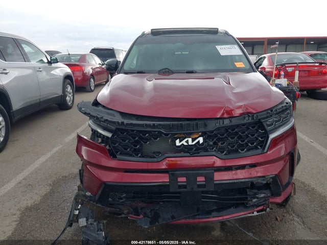 42178651 :رقم المزاد ، 5XYRKDLF1NG100165 vin ، 2022 Kia Sorento Sx مزاد بيع