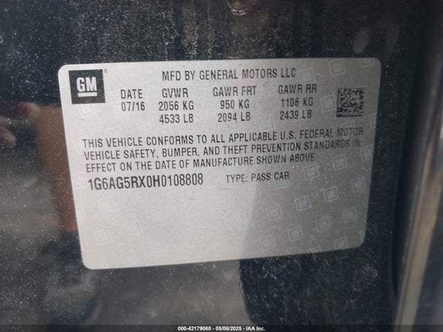 2017 CADILLAC ATS 1G6AG5RX0H0108808 Photo 8