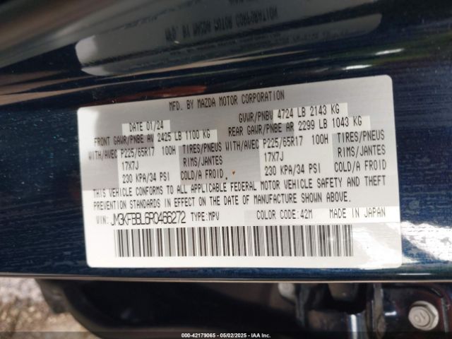 2024 MAZDA CX-5 JM3KFBBL6R0466272 Photo 8